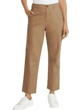 G.H. Bass & Co. Brown Cropped Straight Leg Pants | NWT | Women’s Size 16